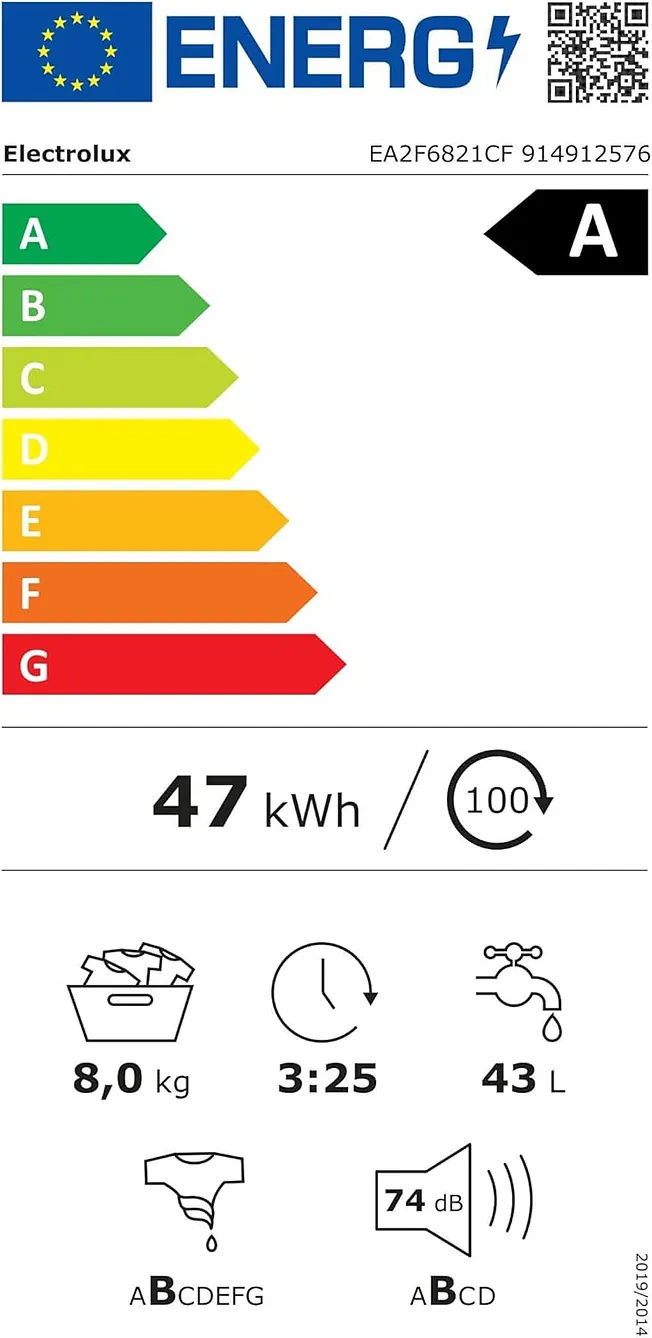 LAVADORA ELECTROLUX EA2F6820CF