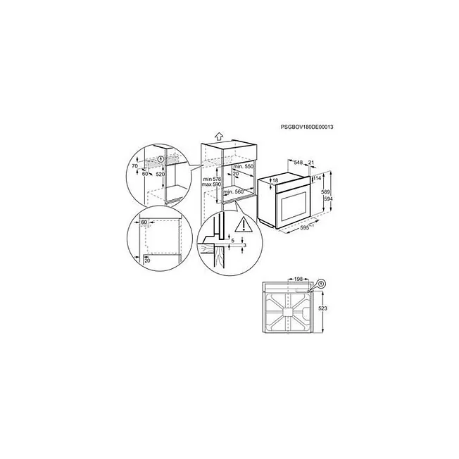 HORNO ELECTROLUX EOE7P31X