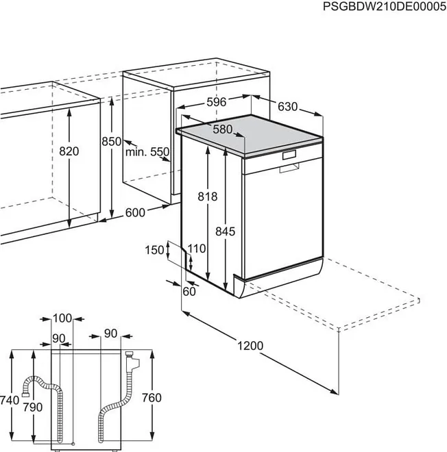 LAVAVAJILLAS ZANUSSI ZDF26004WA