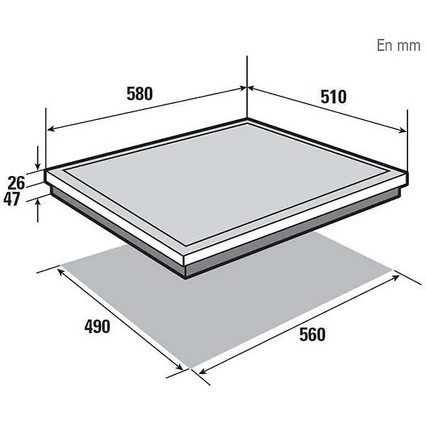 VITROCERAMICA BRANDT BPV6322B